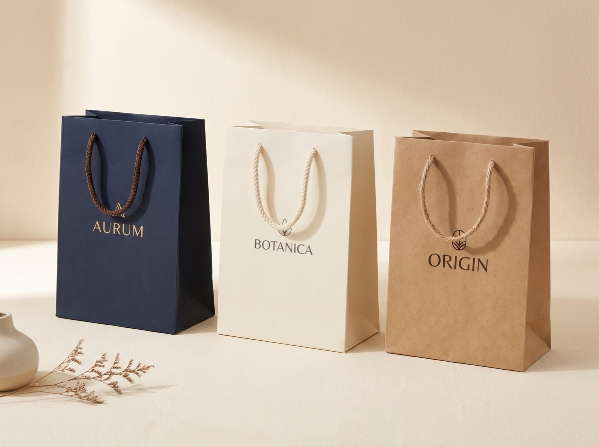 Paper carry bags and shopping bags